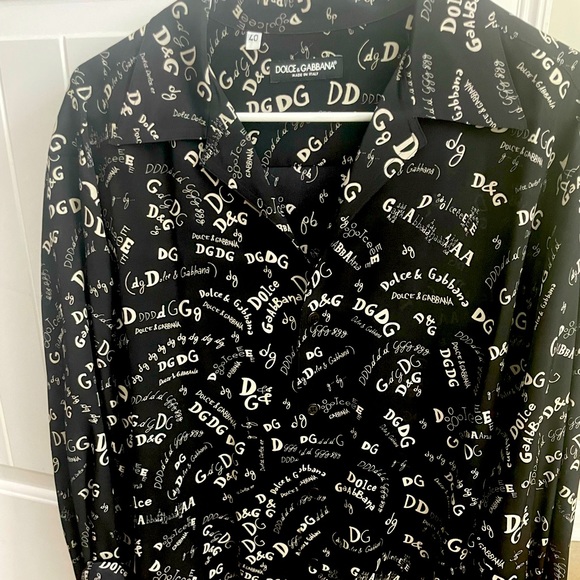 Dolce & Gabanna silk button down - Picture 1 of 2
